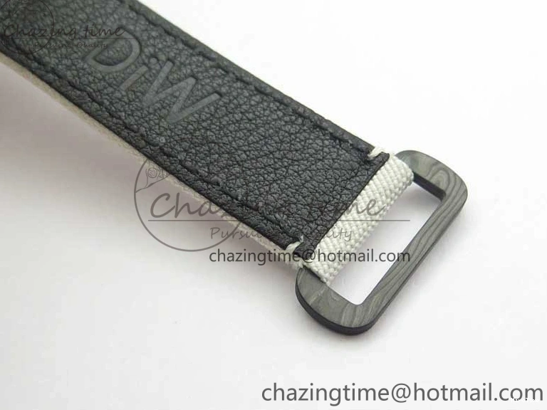 MiroTime 0215 WrinkleFree Daytona DIW Carbon Noob 1:1 Best Edition White Black Dial on Nylon Strap SA 2614